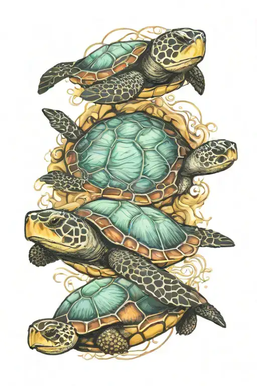 3 Sea Turtle