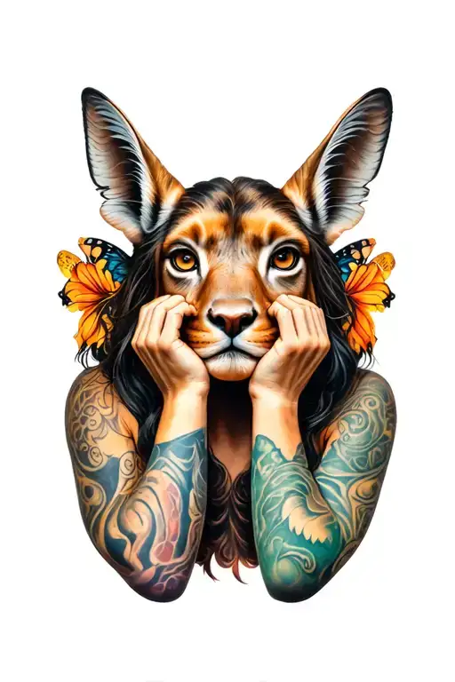 Hear No Evil See No Evil Speak No Evil Tattoo With Animals