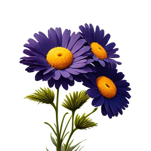 Three Daisies Floating