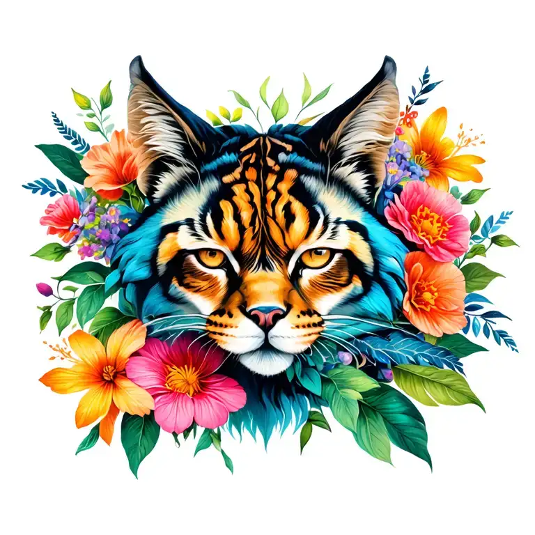 Floral Animal Surrounded
