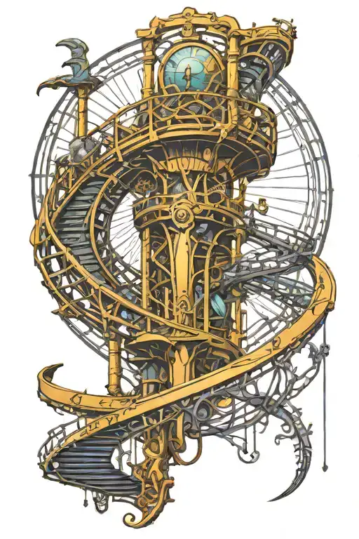 Roller Coaster Athena Scale Sword Piercing