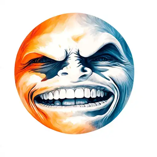 Bipolar Smile Frown Face