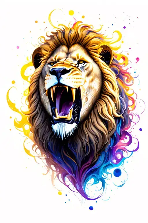 Lion Roaring