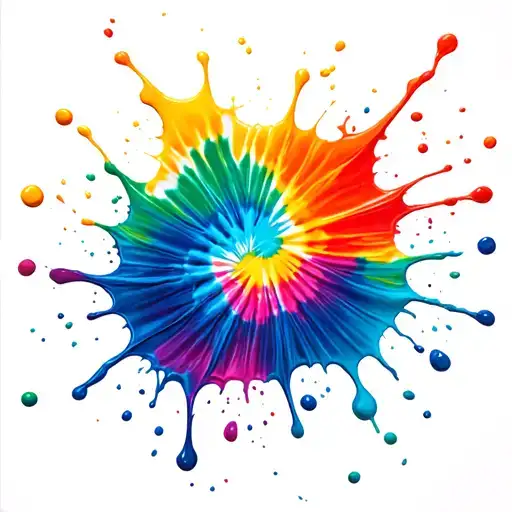 A Tie Dye Paint Splash Background For A Small