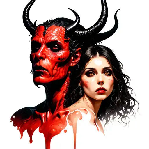 Satan And Girls Setting Inspired