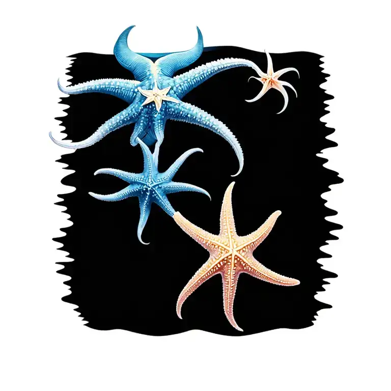 Anker With Star Fish