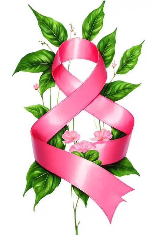 Pink Ribbon Wrapped