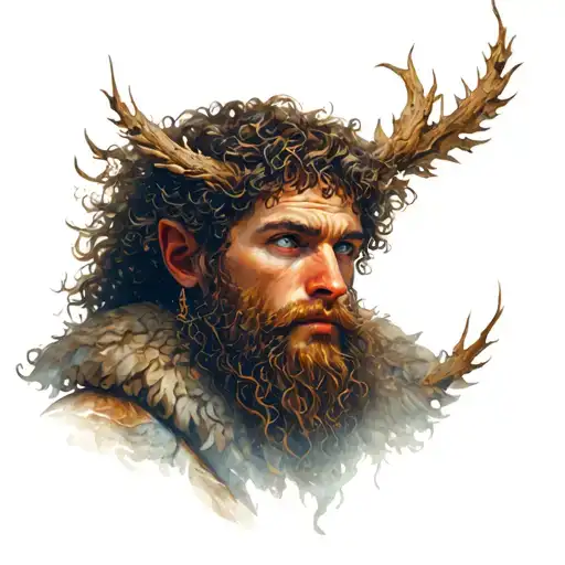 Narnia Mr Tumnus Tattoo Design