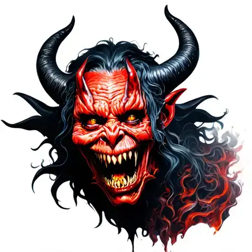 Scary Devil With A Height