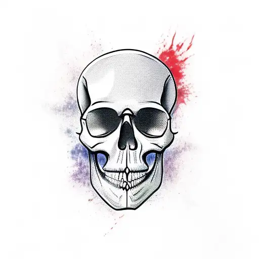 Skull That Covers The Word Boss