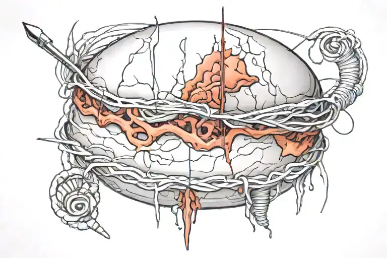 Surgical Sutures With Surgical Needle And Thread Attached