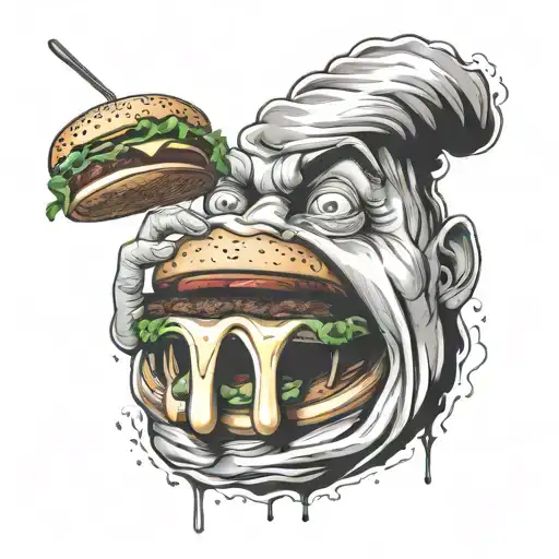 Boy Eat Burger