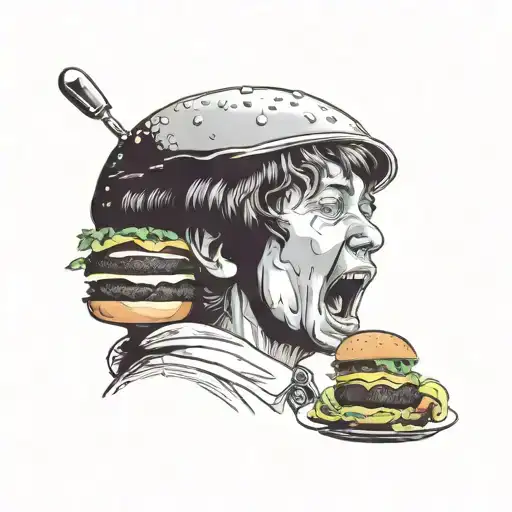 Boy Eat Burger