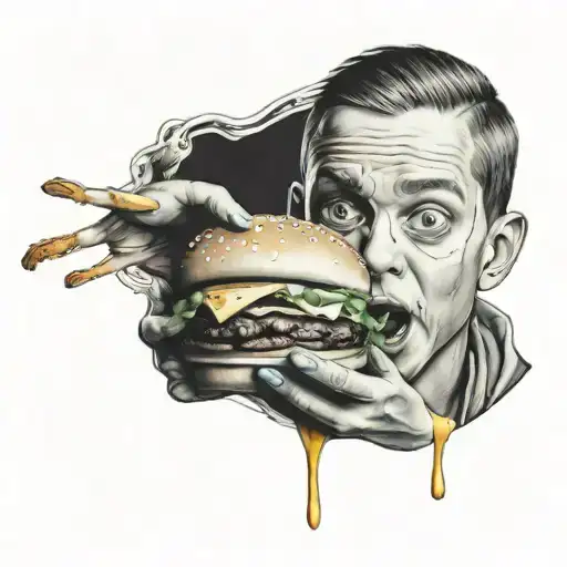 Boy Eat Burger
