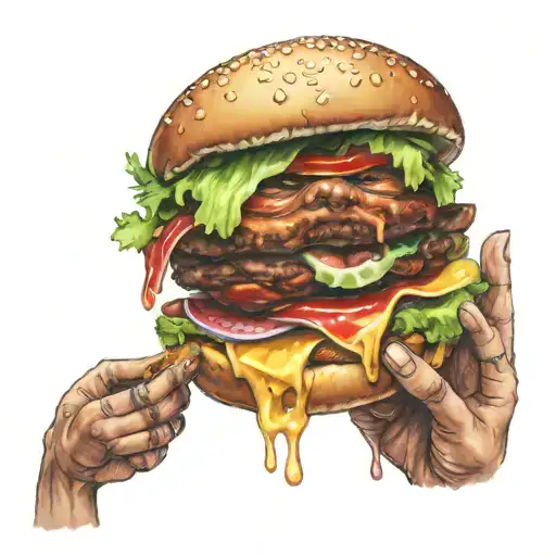 Boy Eat Burger