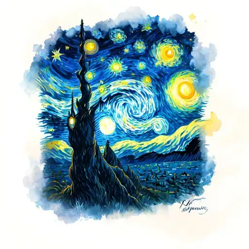 Harry Potter Van Gogh Starry Night