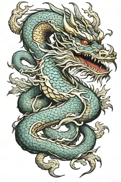 Water Chinese Dragon