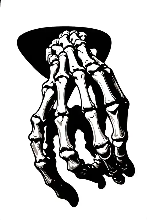 Michael Jordan Skeleton Hand
