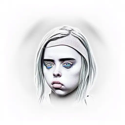 Billie Eilish Em Forma De Boneca 3D