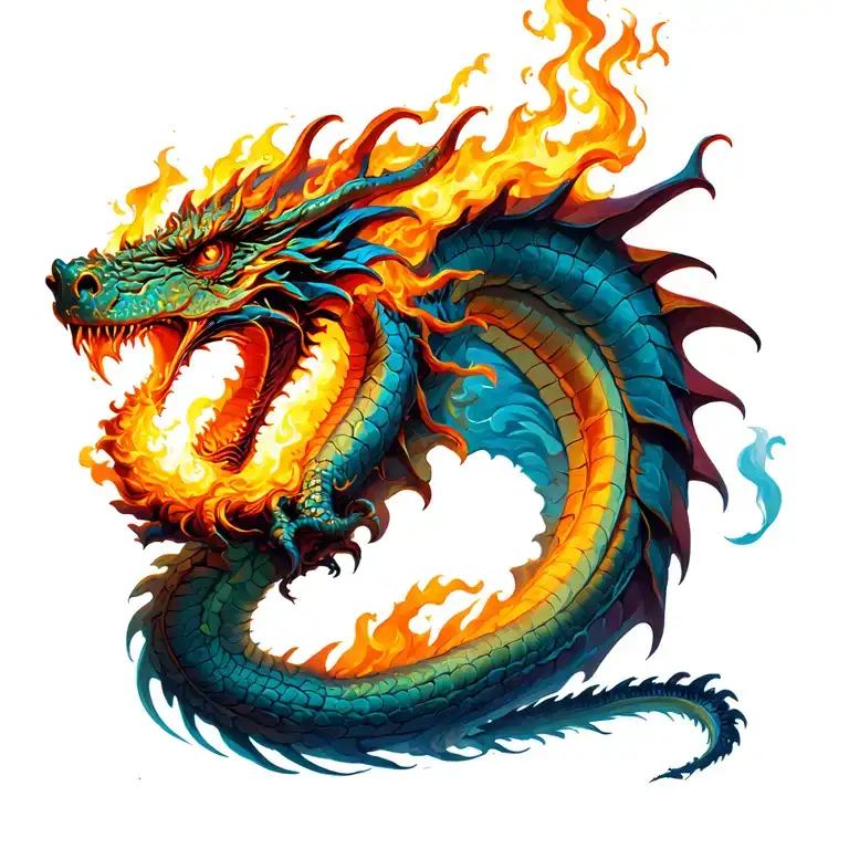 Dragon Breathing Fire