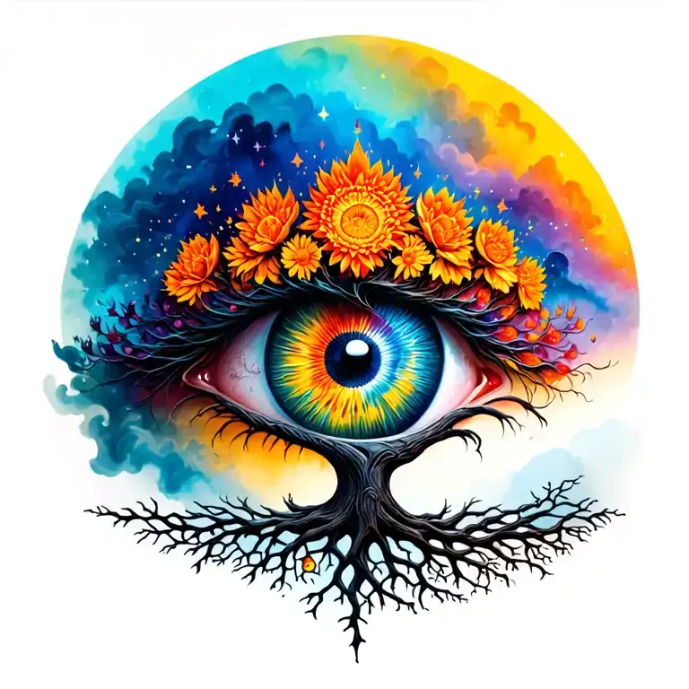 Third Eye And Tree Of Life