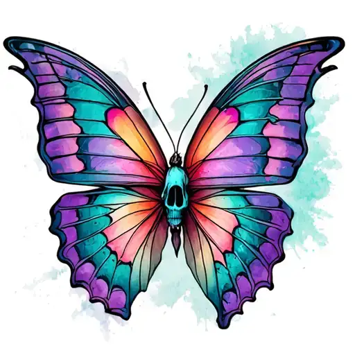 Texas Butterfly Skull