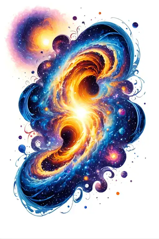 Galaxy Space Black Hole