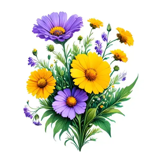 West Virginia Wildflowers Dainty Thin