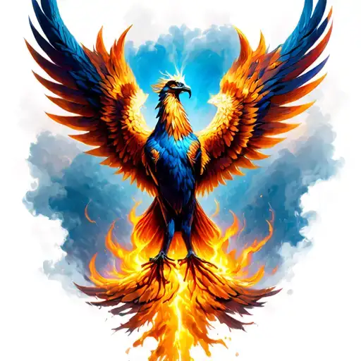 Phoenix Rising From The Ashes Symbolized Overcoming Bad Choices