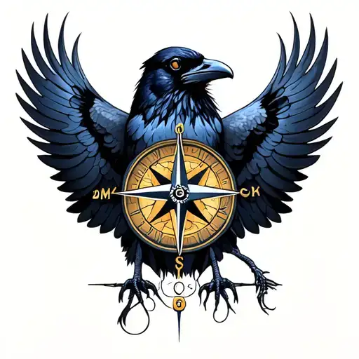 Raven And Compass