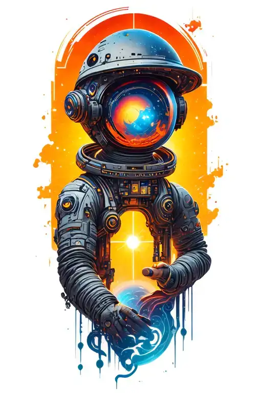 Space And Futuristic Tech Themed