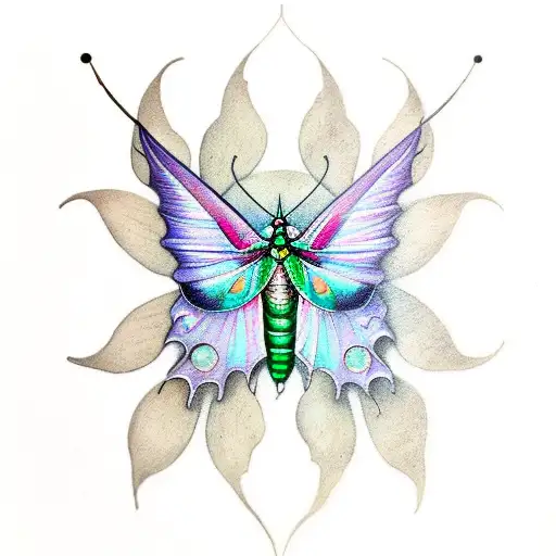 Steampunk Luna Moth