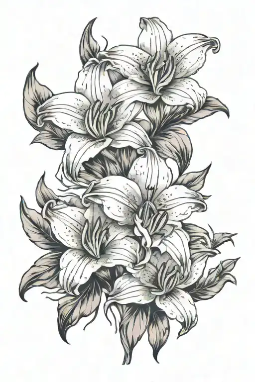 Lillie Flowers Blooming