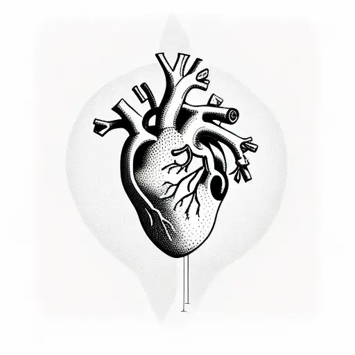 Anatomical Heart Made Of Things From Nature