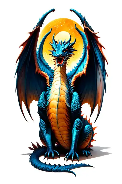 Dragon Wings Sitting