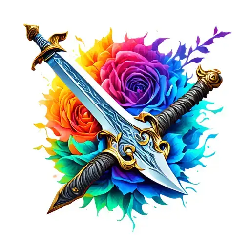 Dagger Sword Wrapped