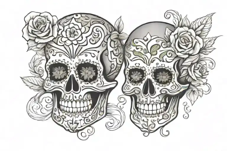 Male Mexican Sugar Skulls