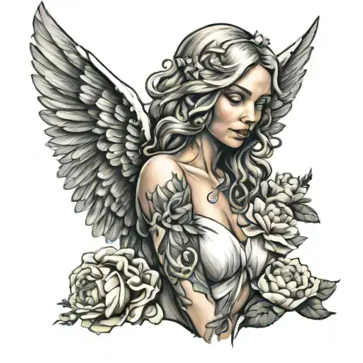 Feminine Broken Angel