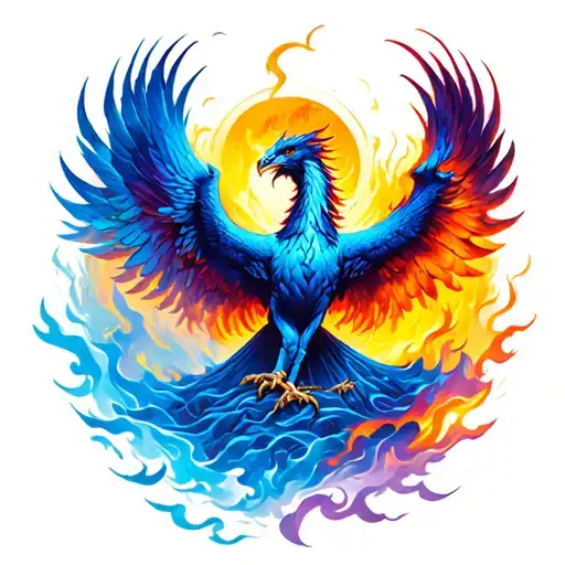 Phoenix Rising From Ashes