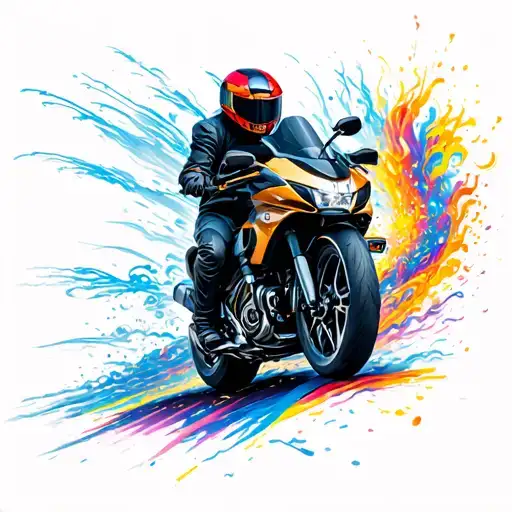 Honda Goldwing Soaring Through A Musical