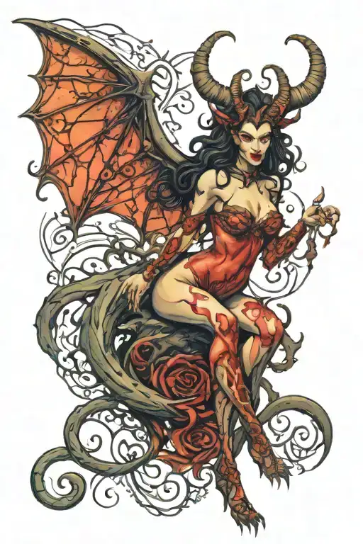 Succubus Full Body Woman