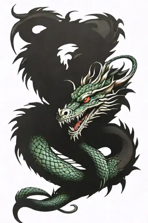 Serpent Dragon With Claws