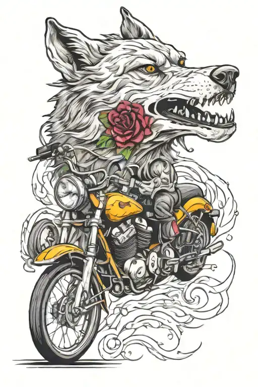 Momento Mori Motorcycle Wolf