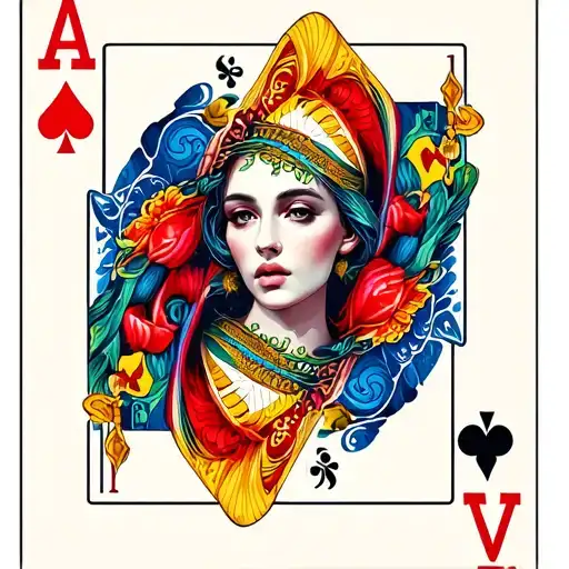 Cards And Human Combination
