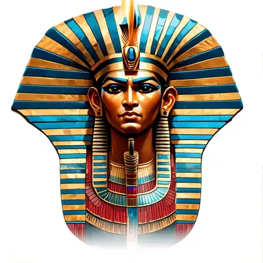 Egyptian God Amun Ra Shining
