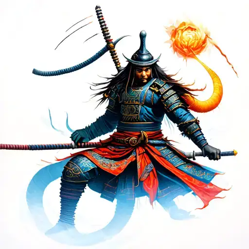 Samurai Warrior Glo Worm