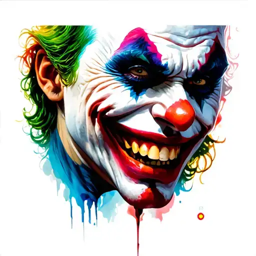 Joker Heavy Smile Realistic