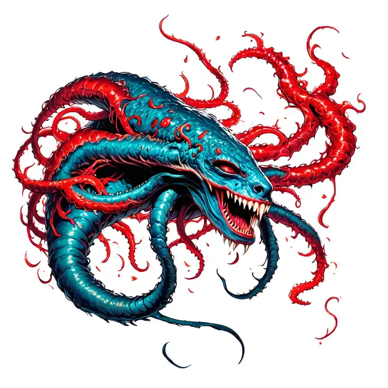 Blood Thirsty Medusa In The Style Of Witchblade