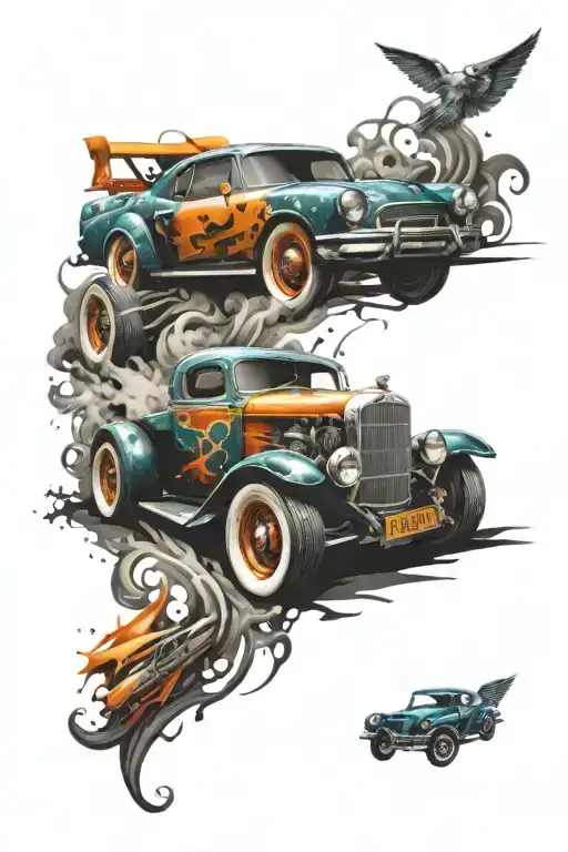 Cars Racing Show Car