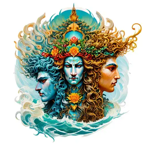 Irish And Japanese Gods Mixed Together